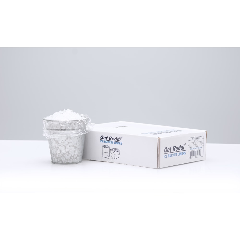 Pitt Plastics Food Bag LLDPE Ice Bucket Liner, 0.5 mil, 8x4x12, 1000/Case MPN:BL080412