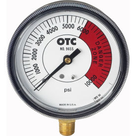 OTC Gauge Pressure 1/4 NPTF 0 - 6000 PSI 9655