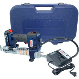 Lincoln Lubrication® PowerLuber 20V Lithium Ion Cordless Grease Gun Kit with 1 Battery 1882
