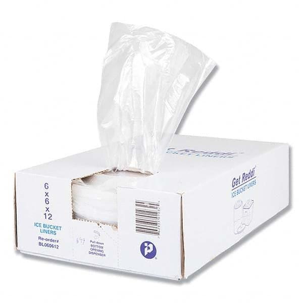 Food Storage Bag: 3 qt, Clear, Plastic MPN:IBSBL060612