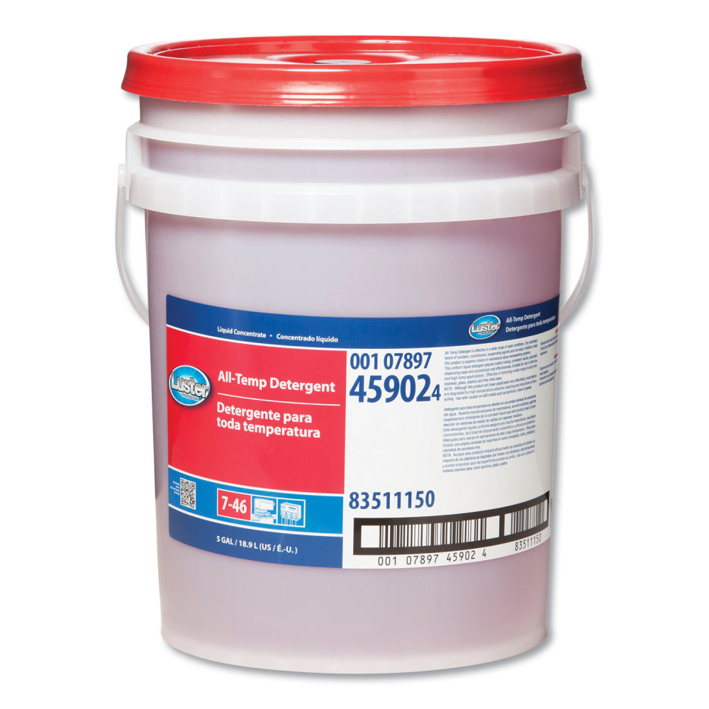 Luster Professional All-Temp Rinse Additive, Mild Scent, 5 Gallon Pail MPN:45902