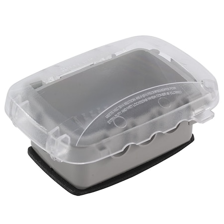 Electrical Box Cover, 1 Gang, UV Stabilized Polycarbonate MPN:WP5000C