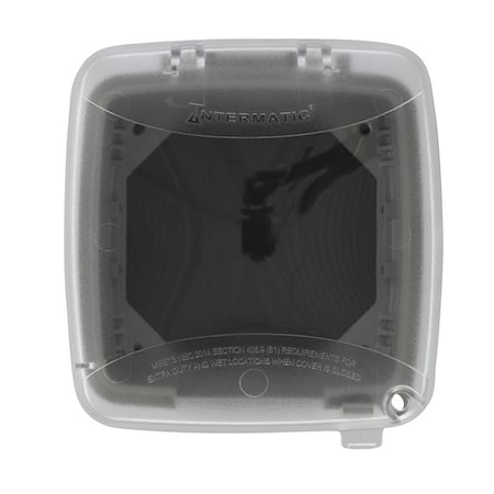 Electrical Box Cover, 2 Gangs, UV Stabilized Polycarbonate MPN:WP5221C
