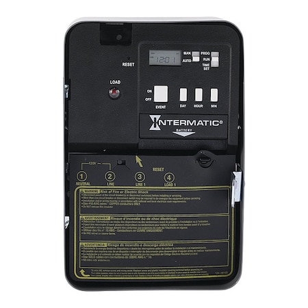 Electronic Timer, 24 hr/7 Days, SPST MPN:EH10