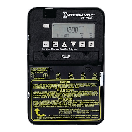 Electronic Timer, Gray, Metal MPN:ET1125C