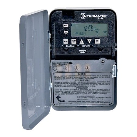 Electronic Timer, Gray, Metal MPN:ET1705C