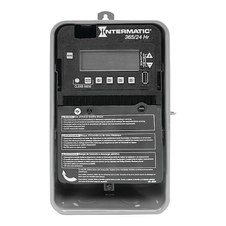 Electronic Timer, 24 hr./365 Days, 30A MPN:ET2145CR