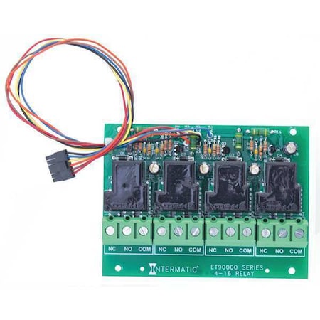 Relay Module, 4 Circuit, ET90000 Series MPN:ET9250