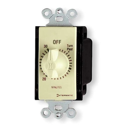 Spring-Wound Timer, Ivory, 120/277V AC MPN:FD30MC