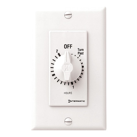 Spring-Wound Timer, White, 277V AC MPN:FD32HW