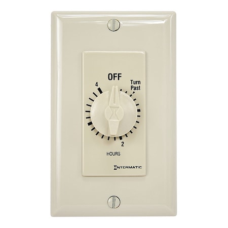 Spring-Wound Timer, Ivory, 277V AC MPN:FD34H
