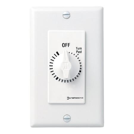 Spring-Wound Timer, White, 277V AC MPN:FD430MW