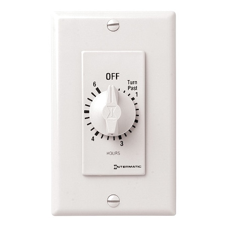 Spring-Wound Timer, White, 277V AC MPN:FD46HW