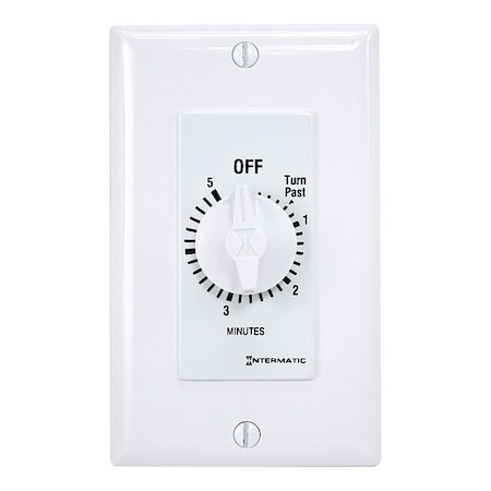 Spring-Wound Timer, White, 277V AC MPN:FD5MW