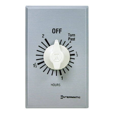Timer, Spring Wound, 2 Hr, SPDT, Silver MPN:FF32H