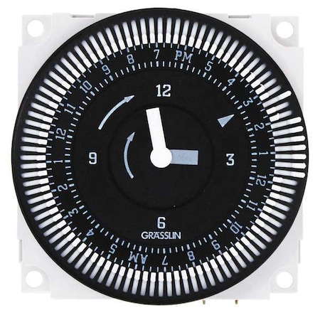 Electromechanical Timer, 24 hr, SPDT, Steel MPN:FM1STUZ-120U