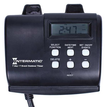 Timer, Digital, 120V, 15A, Plug In MPN:HB880R