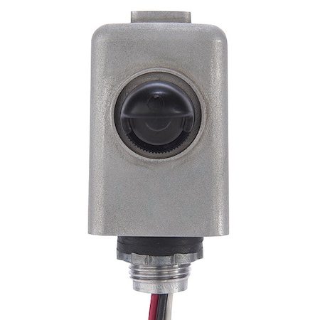 Fluorescent, HID, Incandescent Photocontrol, 1, 800 W, Gray, 90 sec Max, 30 sec Min MPN:K4421M