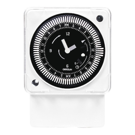 ElectromechanicalTimer, 24hr, SPDT, Plastic MPN:MIL72ASTUZH-24