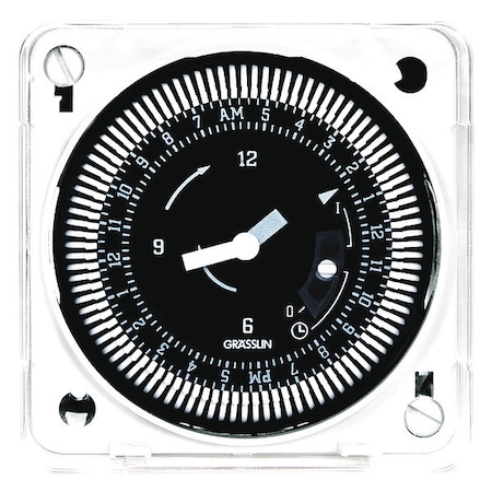 ElectromechanicalTimer, 24hr, SPDT, Plastic MPN:MIL72ESTUZH-120