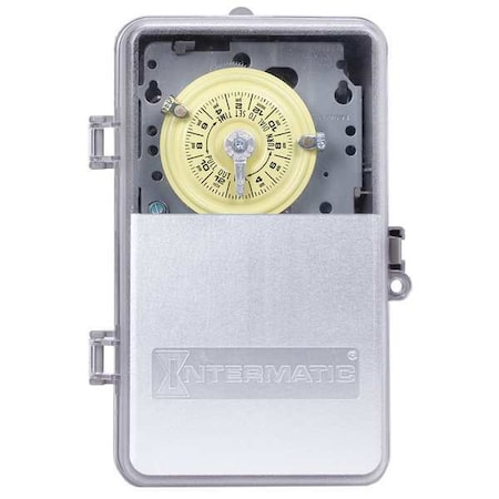 ElectromechanicalTimer, 24hr, Gray, Plastic MPN:T103PCD82