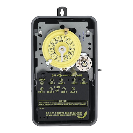 Electromechanical Timer, 24 Hour, 4pst MPN:T1471BR