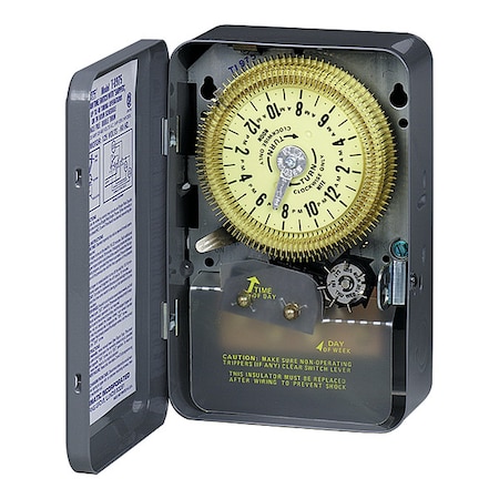 Electromechanical Timer, 24 hr, SPDT, Metal MPN:T1976