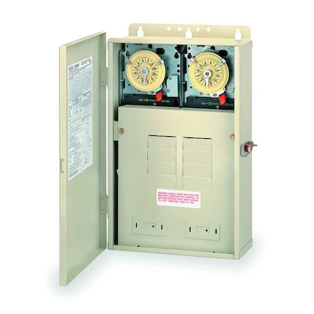 ElectromechanicalTimer, 24hr, Beige, Metal MPN:T30404R