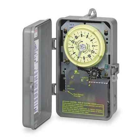 ElectromechanicalTimer, 24hr, DPST-NO, Stel MPN:R8806R108C