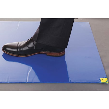 Floor Protection Mat, Blue, 18x36