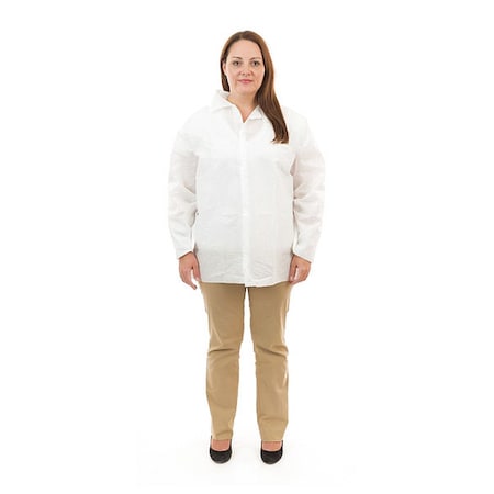 Long Sleeve Shirt, 2XL, SMS, Snap, Open Cuff, Serged Seam, 30 PK MPN:2201-2XL