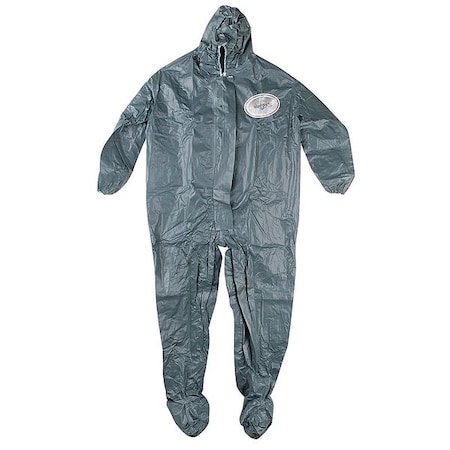 Chemical Resistant Coveralls, Hooded Coverall, 5XL, Pyroguard® CRFR, Elastic Wrist, Taped Seam MPN:9119T-5XL