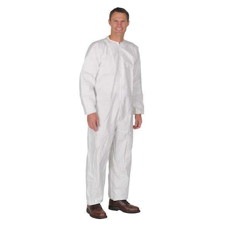 Disposable Coverallss, Collared Coverall, 3XL, Laminated Nonwoven, Elastic Wrist, Elastic Ankle MPN:CE11013CIS-3XL