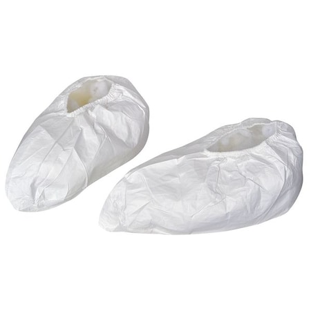 Disposable Shoe Covers, Non-Woven Laminate, White, Slip Resistant Sole: Yes, L MPN:CE11101CIS-L