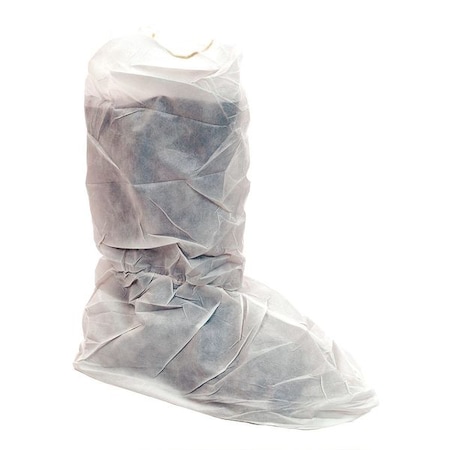 Disposable Boot Covers, Microporous, White, Slip Resistant Sole: Yes, L MPN:CE8104CI-L