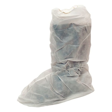 Disposable Boot Covers, Microporous, White, Slip Resistant Sole: Yes, XL MPN:CE8106CI-XL