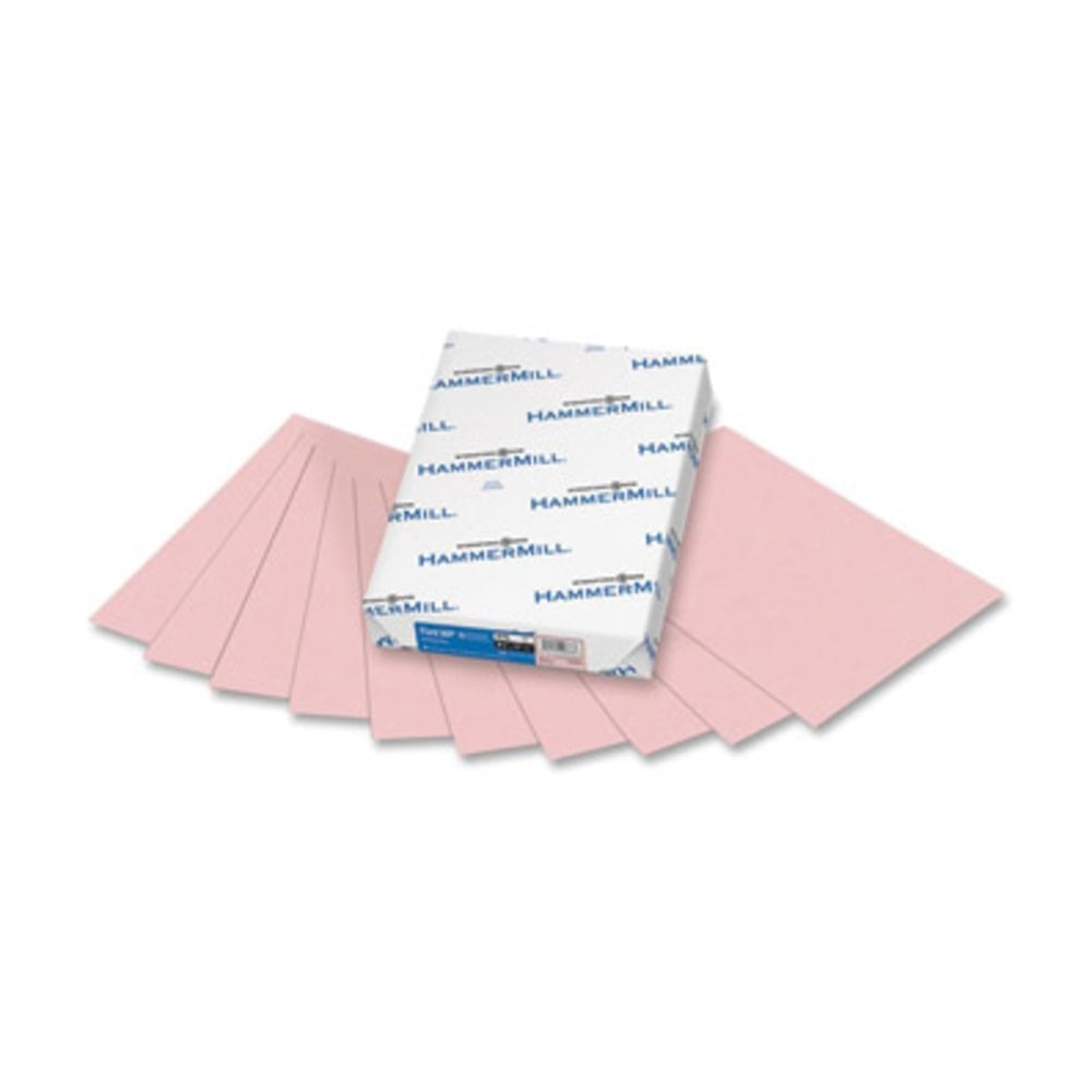 Hammermill Fore Super-Premium Color Copy Paper, Pink, Letter (8.5in x 11in), 500 Sheets Per Ream, 20 Lb, 30% Recycled (Min Order Qty 5) MPN:103382