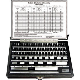 iGAGING® Gage Block Set Grade 0 NIST Certified 81 Pieces 36-081-0