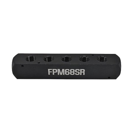 Pipe Manifold Fitting, Aluminum, 3/8 in MPN:FPM68SR