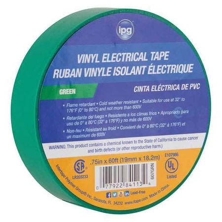 Electrical Green .75X60 Plan, Pk120 MPN:85827