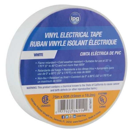 Electrical White .75X60 Plan, Pk120 MPN:85828