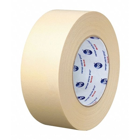 Masking Tape, 48 mm W x 54 4/5 m L, 5 mil Thick, Tan, Rubber Adhesive, 24 PK MPN:87201
