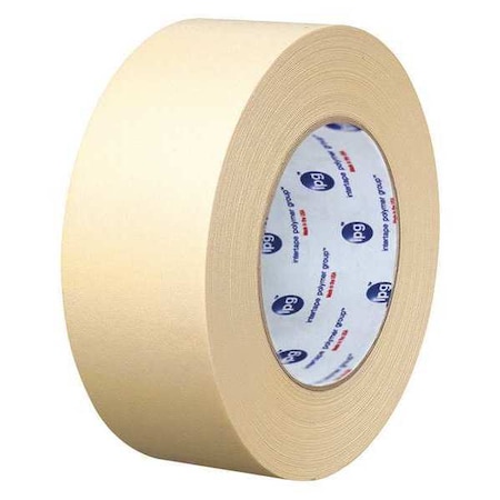 Masking Tape, 48 mm W x 54 4/5 m L, 5 mil Thick, Tan, Rubber Adhesive, 24 PK MPN:87201G