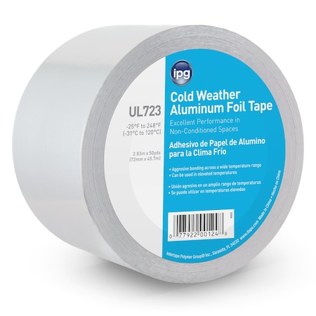 Med. Grade Cold Temp Aluminum Foil Tape, MPN:ALF175L