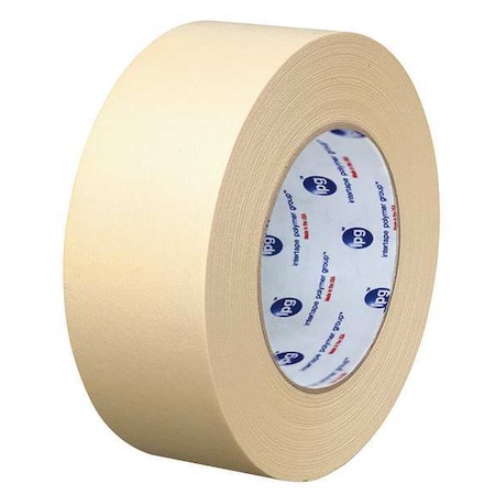 Masking Tape, 48 mm W x 54 4/5 m L, 5 mil Thick, Tan, Rubber Adhesive, 24 PK MPN:PG500.13G