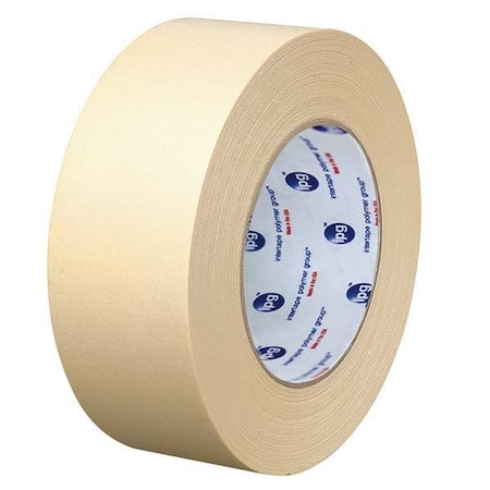 Masking Tape, 24 mm W x 54 4/5 m L, 5.8 mil Thick, Tan, Rubber Adhesive, 36 PK MPN:PG505.121G