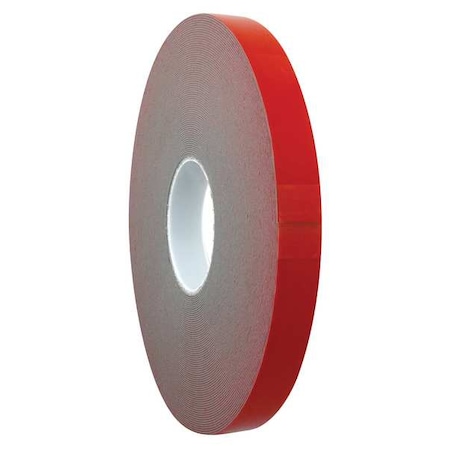 Double-Coated Tape, 15/16 in W, 36 yd L, 45 mil, Acrylic Foam, Double-Sided MPN:SGAFT