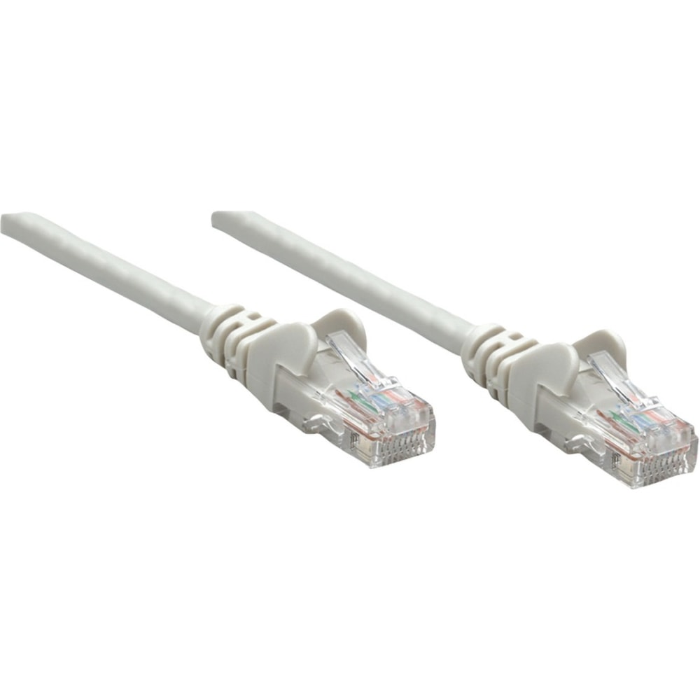 Intellinet Network Patch Cable, Cat5e, 2m, Grey, CCA, U/UTP, PVC, RJ45, Gold Plated Contacts, Snagless, Booted, Lifetime Warranty, Polybag - 318976 MPN:318976