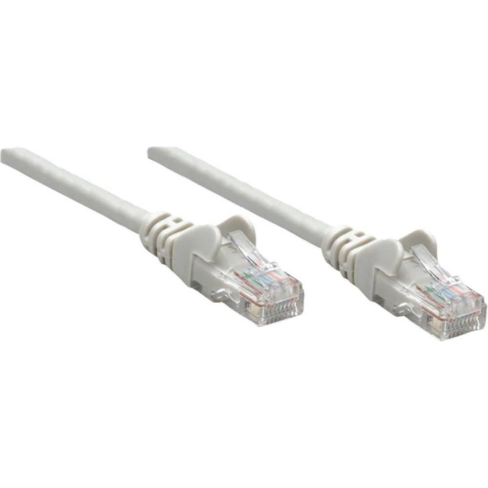 Intellinet Network Patch Cable, Cat5e, 7.5m, Grey, CCA, U/UTP, PVC, RJ45, Gold Plated Contacts, Snagless, Booted, Lifetime Warranty, Polybag - Patch cable - RJ-45 (M) to RJ-45 (M) - 25 ft - UTP - CAT 5e - molded, snagless - gray (Min Order Qty 7) MPN:3198