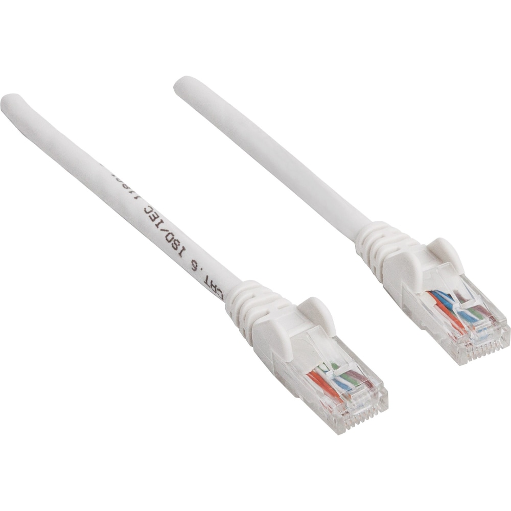 Intellinet - Patch cable - RJ-45 (M) to RJ-45 (M) - 16.4 ft - UTP - CAT 6 - molded, snagless - white (Min Order Qty 9) MPN:343732